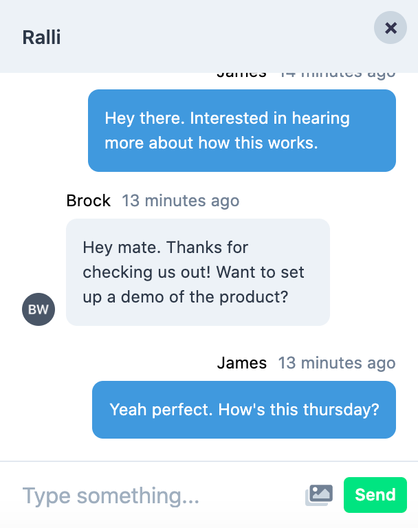 The Ralli chat plugin